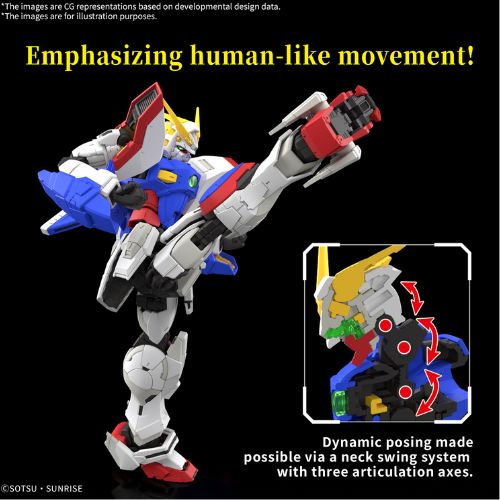RG Shining Gundam 1/144 Bandai - Model Kit Real Grade