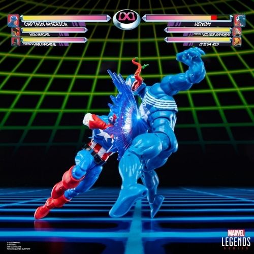 Captain America vs Venom Figure – Marvel Legends Gamerverse Action Figure 15 cm