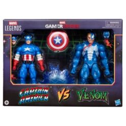 Captain America vs Venom Figure – Marvel Legends Gamerverse Action Figure 15 cm