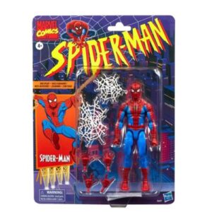 Spider-Man Action Figure – Cel Shaded Marvel Legends Retro Action Figure 15 cm
