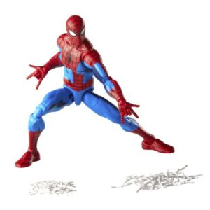 Spider-Man Action Figure – Cel Shaded Marvel Legends Retro Action Figure 15 cm