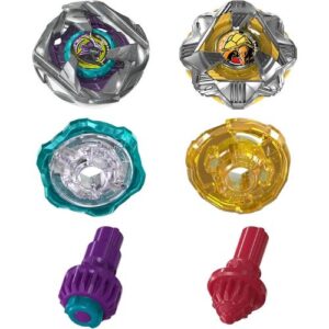 Beyblade X Calibur Samurai e Obsidian Shell Dual Pack Set