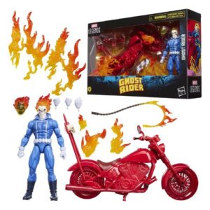 Ghost Rider Marvel Legends con Moto - 15 cm