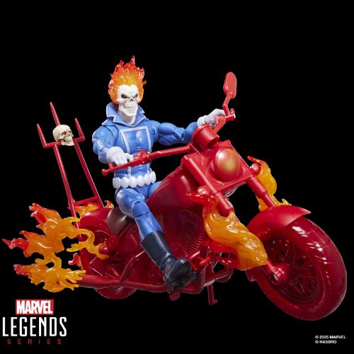 Ghost Rider Marvel Legends con Moto - 15 cm
