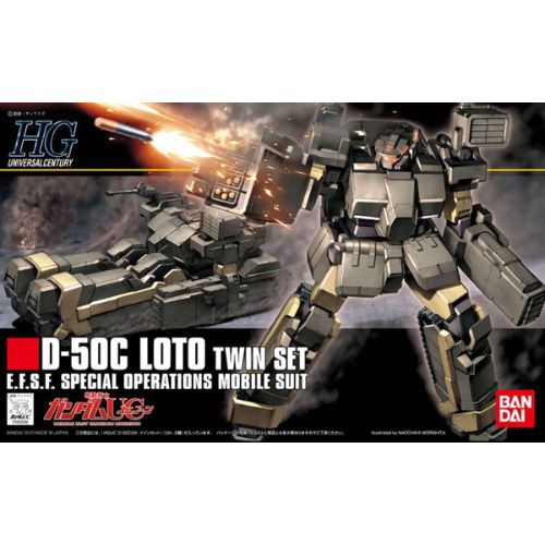 High Grade - Loto D-50C Twin Set Gundam Unicorn - Model Kit 1:144