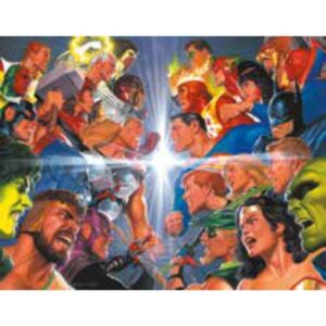 DC Facsimile JLA/Avengers 3 Variant Wraparound di Alex Ross