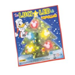 TOPOLINO N. 3705 con le luci di Natale LED di Topolino