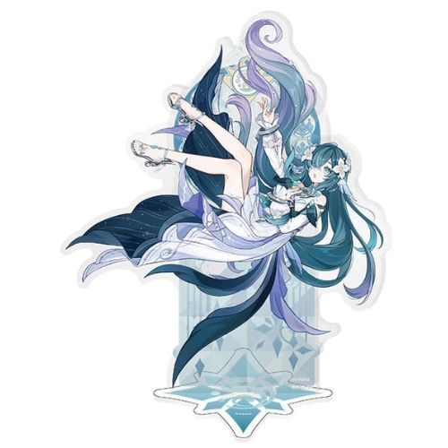Stand Acrilico Vodyanitsa Genshin Impact 19 cm