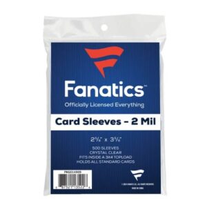 Bustine Protettive Carte Fanatics 2 Mil 500 pz