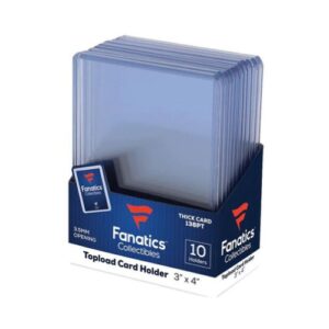 Toploader Carte 138pt Fanatics 3x4 10 pz