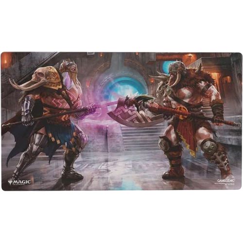 Magic The Gathering Reality Fracture Garruk of Veil/ Garruk Uncurs Shiny Playmat - Gamegenic