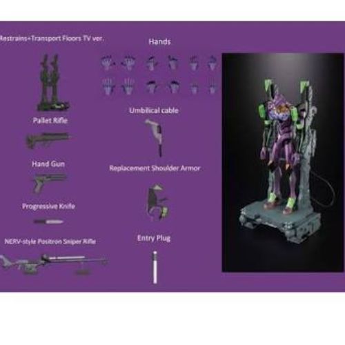 Model Kit EVA-01 TV Version Blokees Evangelion 282 Pezzi