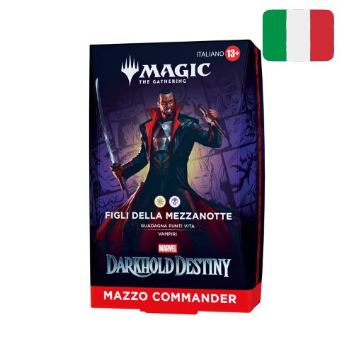 Figli della Mezzanotte Commander Deck ITA Marvel Darkhold Destiny Magic the Gathering