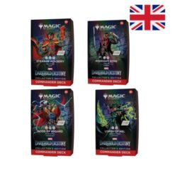 4x Collector Commander Set ENG Marvel Darkhold Destiny Magic the Gathering