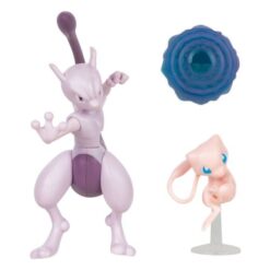 Pokémon Battle Figure Mewtwo e Mew 10 cm Jazwares