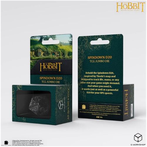 The Hobbit Spindown D20 - Umbral TCG Jumbo Die - Q-Workshop