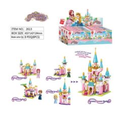 Qman Princess Leah Flowery Ocean Castle 2613 Box 8 Pezzi