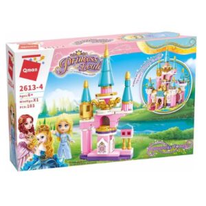 Qman Princess Leah Flowery Ocean Castle SET 2613 - 4 Torre del Castello