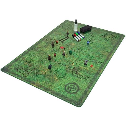 Tappetino da Gioco GdR Erba con Griglia - Enhance Gaming