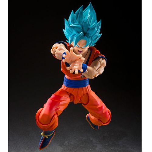 Son Goku Super Sayan Blu Action Figure - S.H. Figuarts Dragon Ball Action Figure 15 cm
