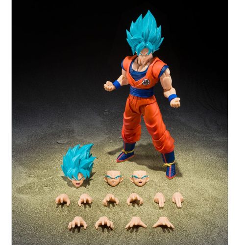 Son Goku Super Sayan Blu Action Figure - S.H. Figuarts Dragon Ball Action Figure 15 cm