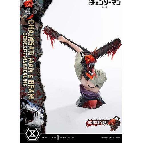 Statua Chainsaw Man e Beam Prime 1 Studio 1/6 Bonus