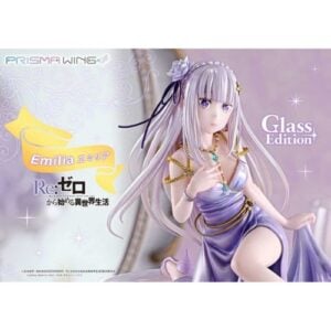 Statua Emilia Re:Zero Prisma Wing 1/7 Glass Edition