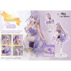 Statua Emilia Re:Zero Prisma Wing 1/7 Glass Edition