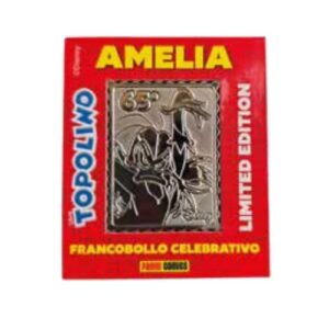 Topolino 3706 con Francobollo Amelia