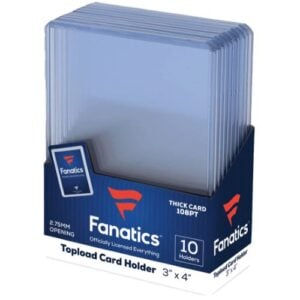 Toploader Carte 108pt Fanatics 3x4 10 pz