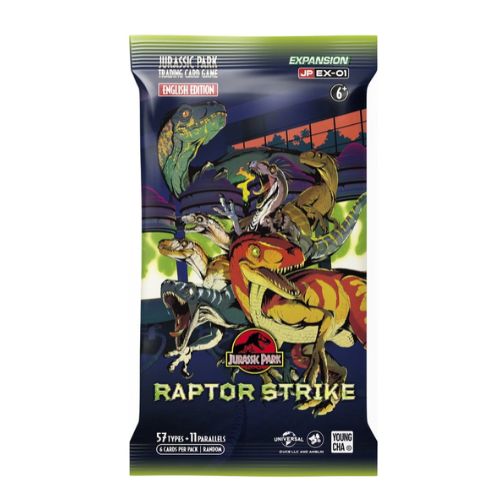Raptor Strike - Jurassic Park TCG - Display 24 Buste ENG
