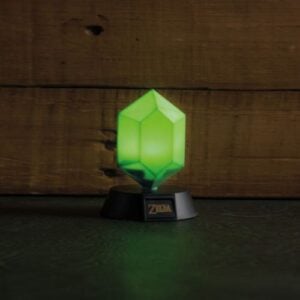 Lampada Zelda Rupia Verde 3D 10 cm Ufficiale Nintendo
