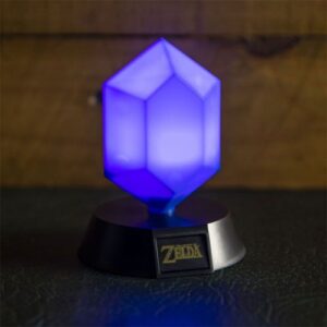 Lampada Zelda Rupia Blu 3D 10 cm Ufficiale Nintendo