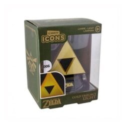 Lampada Zelda Triforza Oro 3D 10 cm Ufficiale Nintendo