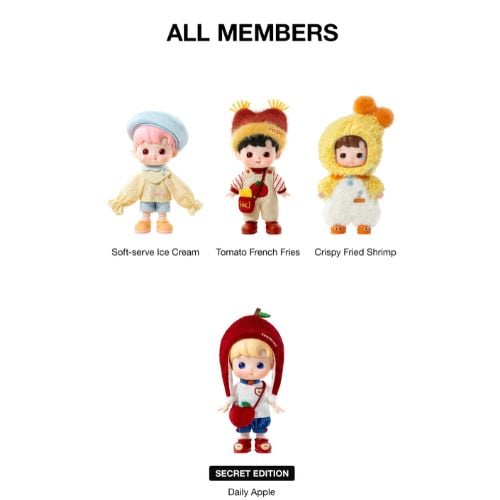 Hacipupu Little Foodie Series Action Figures Blind Box - Pop Mart