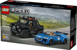 LEGO Speed Champions 77264 Jaguar Project 7 e Land Rover Defender, Set con 2 Macchine Giocattolo e 2 Minifigure, Regalo 10+ - immagine 4