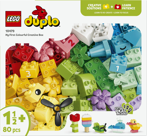 LEGO DUPLO 10479 Scatola Creativa Colorata, Giochi Didattici per lo Sviluppo della Motricità Fine, Regalo Bambini da 1+ Anni - immagine 8