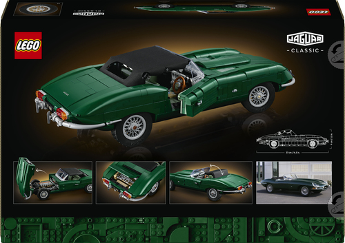 LEGO ICONS 11381 Jaguar E-Type, Modellino per Adulti di Auto con Motore 6 Cilindri e Kit di Attrezzi, Regalo da Collezione - immagine 6
