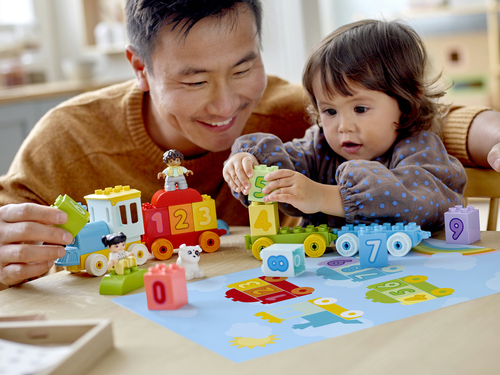 LEGO DUPLO 10954 Treno dei Numeri - Impariamo a Contare, Giochi Didattici con Mattoncini Numerati per Bambini e Bambine da 1+ - immagine 4