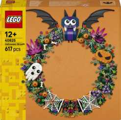 LEGO Iconic 40825 Ghirlanda di Halloween, Addobbo con Pipistrelli, Zucche, Fantasmi e Ragnatele, Regalo per Ragazze e Ragazzi da