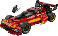 Alternative view of LEGO NINJAGO 71867 Super-Bolide Ninja X-1 - 15° Anniversario, Modello Auto con Moto Giocattolo e 3 Minifigure, Regalo per 14+