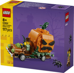 LEGO Iconic 40822 Furgone di Halloween Giocattolo, Kit Arti e Mestieri con Zucca e Minifigure del Contadino, Regalo per Bambini - immagine 5