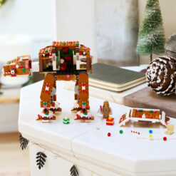 LEGO Star Wars 40806 Walker AT-AT Pan di Zenzero, Gioco di Natale con Minifigure di Darth Vader, Regalo Natalizio Bambini 10+ - immagine 3