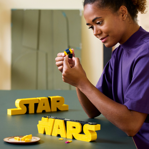 LEGO Star Wars 75407 Logo in Mattoncini, Costruzioni per Adulti da Collezione, Gadget da Esposizione, Idea Regalo - immagine 5