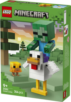 LEGO Minecraft 21582 Fantino di Polli, Giocattolo 3D con 3 Personaggi, Decorazione Cameretta, Regalo per Gamer e Bambini 9+ - immagine 8