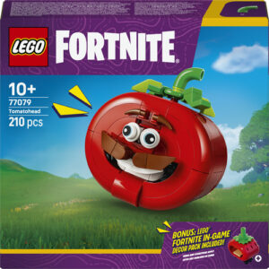 LEGO Fortnite 77079 Testa di Pomodoro, Personaggio Giocattolo, Decorazione Cameretta, Regalo per Gamer, Bambini e Bambine 10+