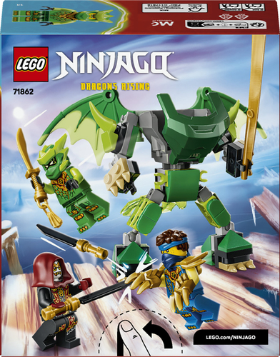 LEGO NINJAGO 71862 Battle Pack Mech Drago di Lloyd, Giocattolo Ninja con Action Figure e 3 Minifigure, Regalo per Bambini 6+ - immagine 6
