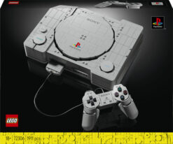 LEGO 72306 PlayStation, Kit di Modellismo per Adulti con Controller, Pulsanti e 2 Diorami di Videogiochi, Regalo per Gamer