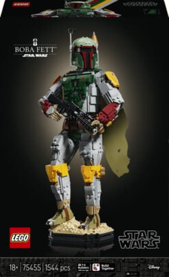 LEGO Star Wars 75455 Boba Fett Action Figure, Kit Modellismo per Adulti con Minifigure, Regalo Fan del Ritorno dello Jedi