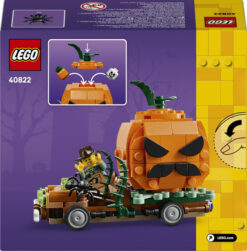 LEGO Iconic 40822 Furgone di Halloween Giocattolo, Kit Arti e Mestieri con Zucca e Minifigure del Contadino, Regalo per Bambini - immagine 3